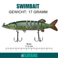 5er Elbfang Swimbait Set mit Köder-Box