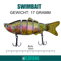 5er Elbfang Swimbait Set mit Köder-Box