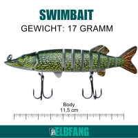 Elbfang Swimbait Set mit Köder-Box