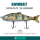 Elbfang Swimbait Set mit Köder-Box