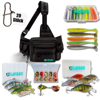 Kunstkoeder-Set-Angeln-Wobbler-Gummifische