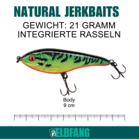 ELBFANG Jerkbait Box 5 St | 90mm | 21g