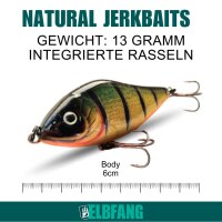 ELBFANG Jerkbait Box 3 St. | 60mm | 13g