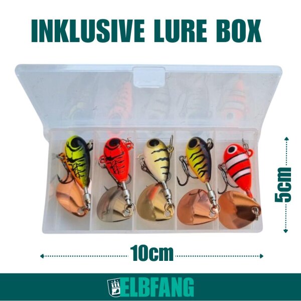 ELBFANG Jig Spinner Set |12g | Barsch-Kder, 22,90