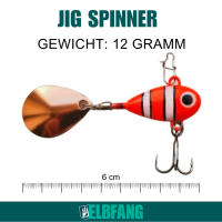 ELBFANG Jig-Spinner-Set | 12g | Barsch-Köder