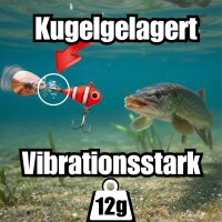 ELBFANG Jig-Spinner-Set | 12g | Barsch-Köder