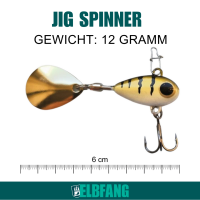 ELBFANG Jig-Spinner-Set | 12g | Barsch-Köder