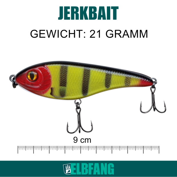 ELBFANG Popper Wobbler Kit de pêche | Boîte d'appâts pour pêche au brochet, perche, sandre