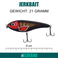 ELBFANG Jerkbait Hecht Köder Set | 90mm | 21g