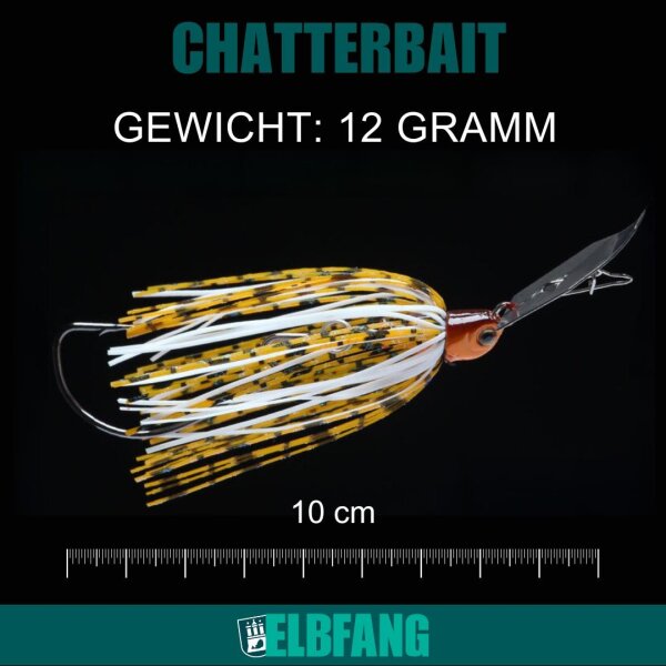 Chatterbait Angelköder Set 6 Stück - Für Barsch, Hecht & Zander