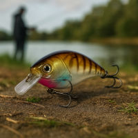 ELBFANG Crankbait Wobbler mit Box | 13 Gramm | 75mm