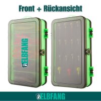 Gummifisch Aufbewahrungsbox Front und Rueckansicht...