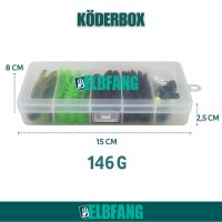 Krebs Set Koederbox Massangabe 15x8x2,5cm 146 Gramm