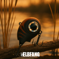 ELBFANG HyperEye Box – 5 Lipless Crankbaits | 4,5 cm & 8,5 g | langsam sinkend | Vibrationsköder Set für Barsch, Zander & Hecht inkl. Tacklebox