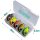 ELBFANG HyperEye Box – 5 Lipless Crankbaits | 4,5 cm & 8,5 g | langsam sinkend | Vibrationsköder Set für Barsch, Zander & Hecht inkl. Tacklebox