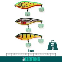 Premium Jerkbait Set – 3 Stück | 90 mm | 21 g...