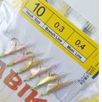 Profi Heringspaternoster Gr. 10 | Mundschnur 0,3mm |...