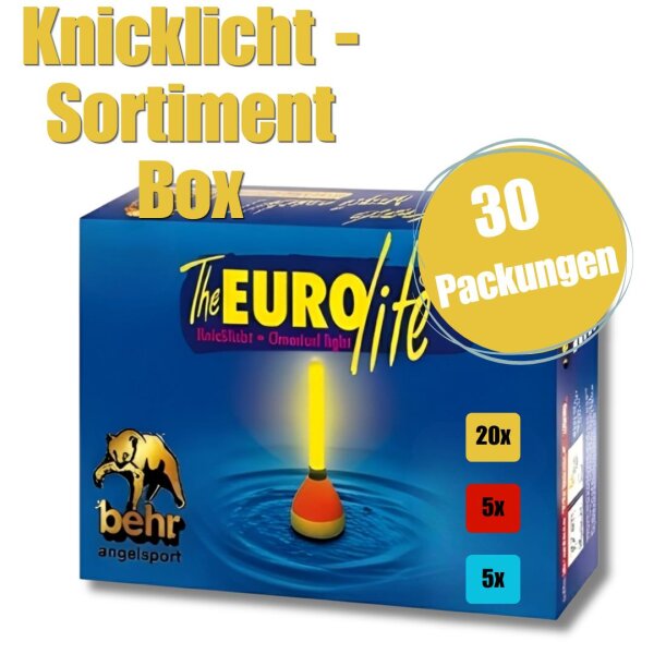 Knicklicht-Sortiment Box/30 st