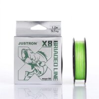 8-fach Geflochtene Angelschnur 150m – 0,16mm / 9,5kg | Perfekt für Barsch, Zander & Hecht | Hellgrün