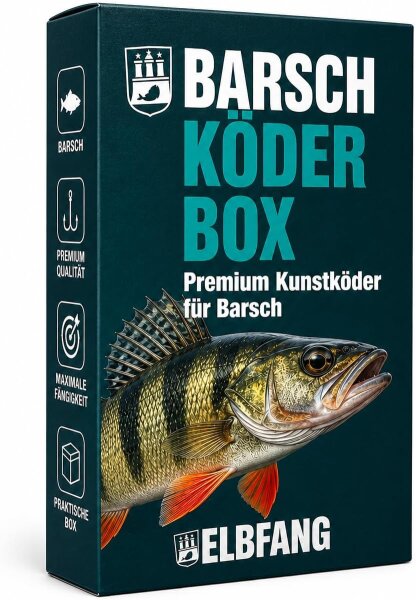 ELBFANG Barsch Köder Box – individuell zusammengestelltes Kunstköder-Set