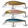 ELBFANG Suspending Minnow Wobbler 100mm/16g mit BKK-Haken - Farbvarianten Gold-Schwarz, Gold-Rose und Blau-Silber im Vergleich